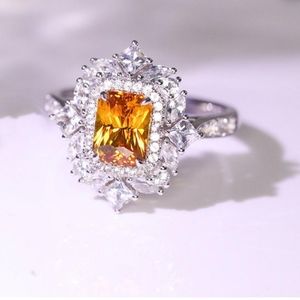 Natural Yellow Sapphire and Diamond Ring!